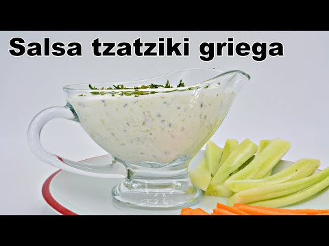 Salsa Tzatziki griega - Receta de la famosa salsa apta para perder peso By #javierromero