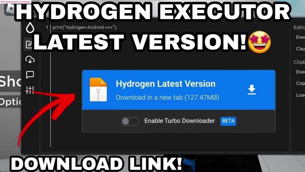 HYDROGEN EXECUTOR NEW UPDATEV1.2.4 | Hydrogen Executor Download | Hydrogen Atualizado 🔥
