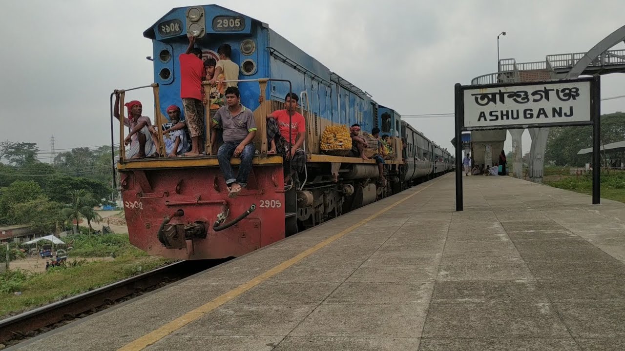 train-journey-dhaka-to-ashuganj-titash-commuter-train-service-youtube