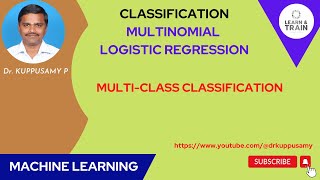 45 Multinomial Logistic Regression -  Alternate approach