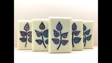 Autumn Leaves - Soap with Embeds - Soap dough - Cold process soap