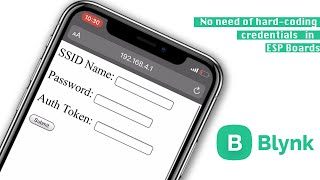 Enter Blynk Credentials Over the Air in ESP32 or NodeMCU board | ESP32 projects | ESP8266 projects