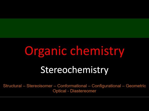 (stereochemistry) types of isomers (كيف تفرق بين انواع الايزومرات)