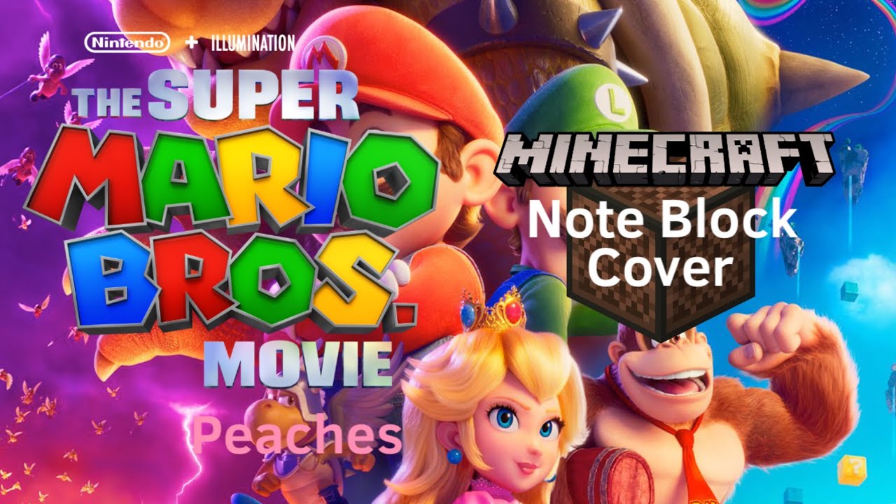 Peaches NOTE BLOCK COVER [The Super Mario Bros. Movie] Bowser`s