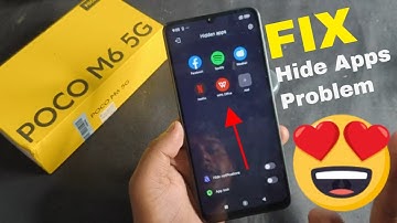 Xiaomi HyperOS Poco M6 5G Me App Hide Kaise kare? | How To Hide Apps in Poco M6 5G