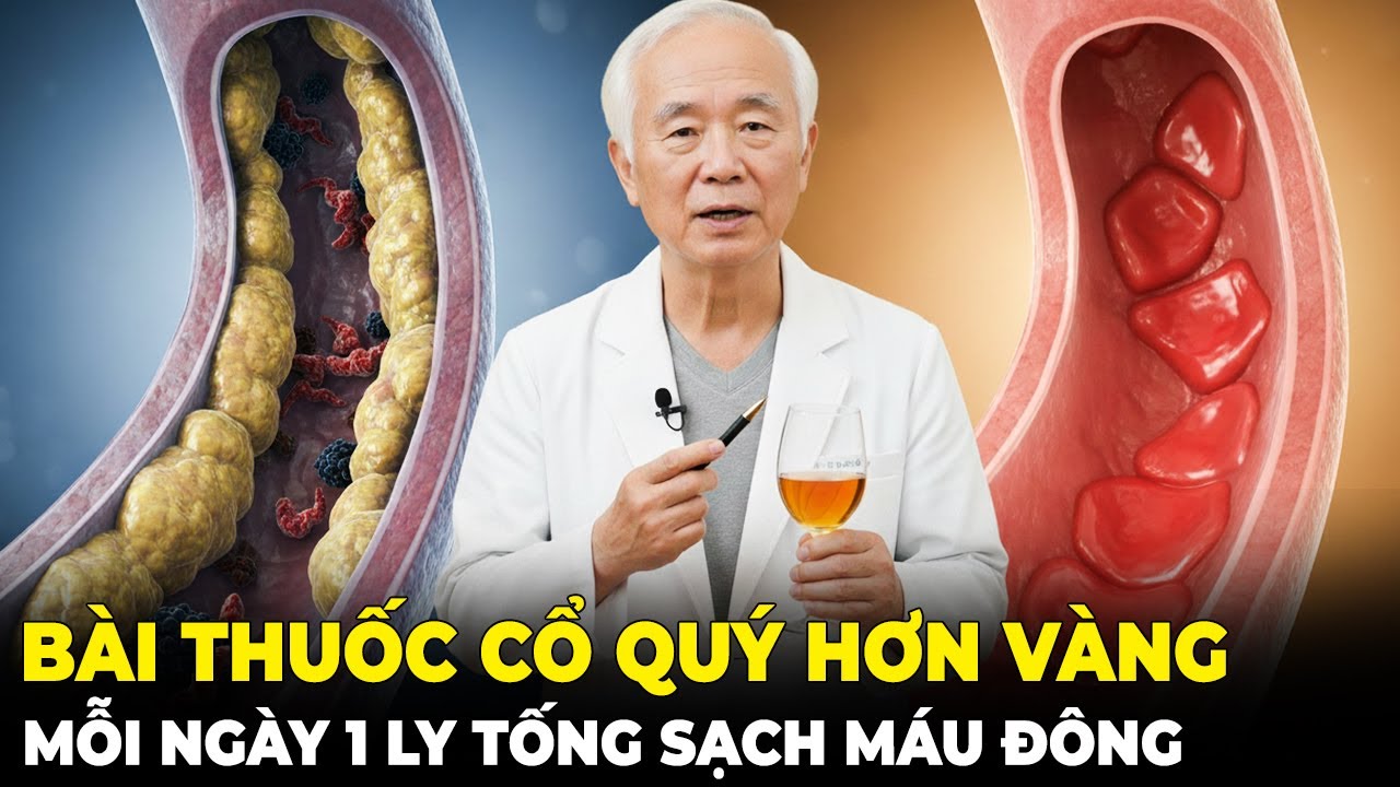 Mỗi Ngày 1 Chén, Tống Sạch Cục Máu Đông 10 Năm!  Bài Thuốc Thất Truyền Ít Người Biết Đến