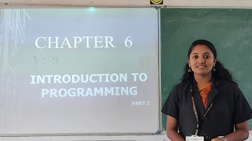 Class 11 Computer Applications Chapter 6 Introduction to Programming (part 2)