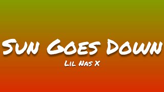 Lil Nas X- Sun Goes Down (Lyrics)