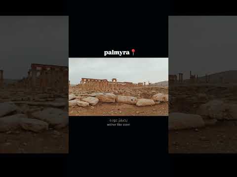 مدينة تدمر عروس البادية السورية