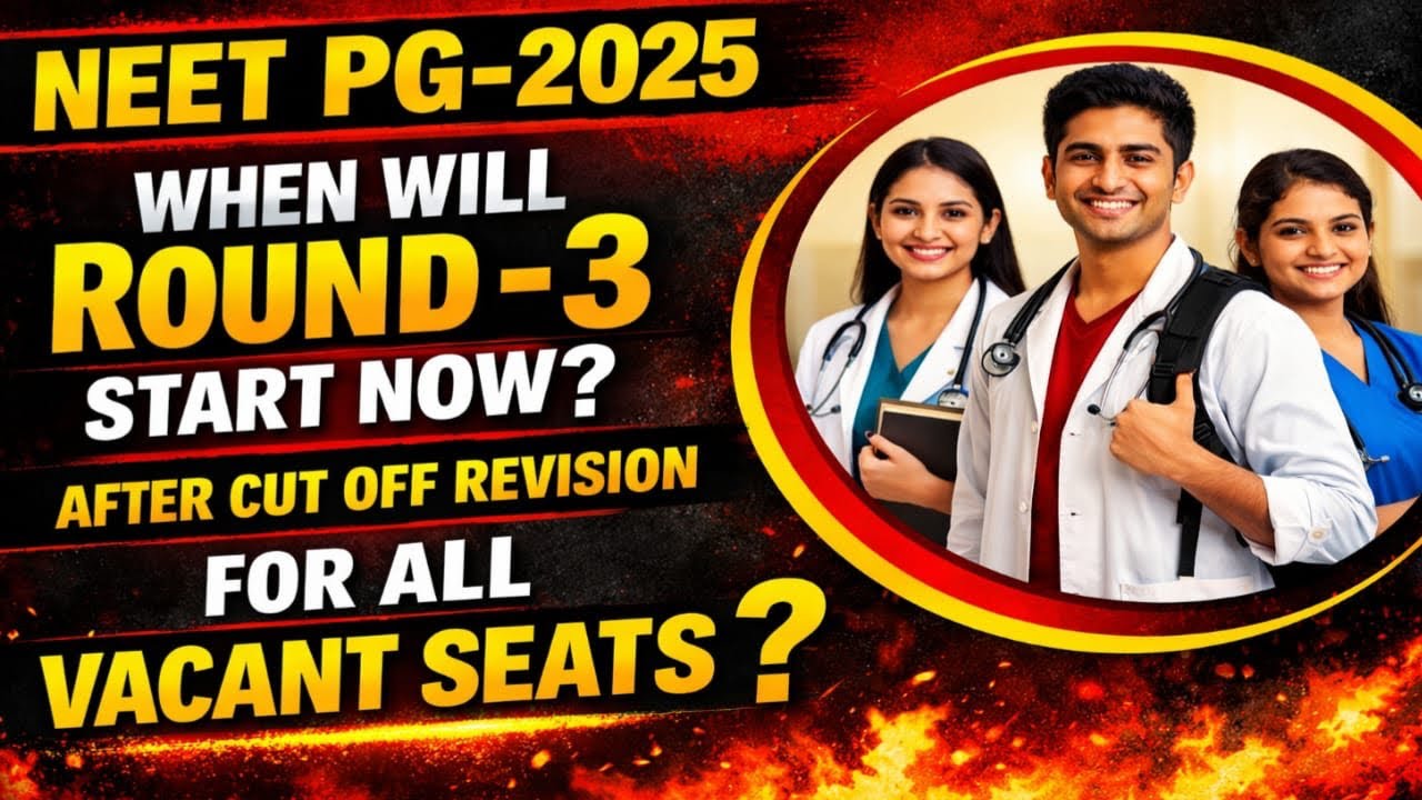 NEET PG-2025|WHEN WILL MCC R-3 START?|NEW NOTICE OUT FOR R-3!|