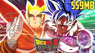 Goku Ultra Instinct vs Naruto Baryon Mode | DBZ TTT Crossover Mod Android screenshot 5