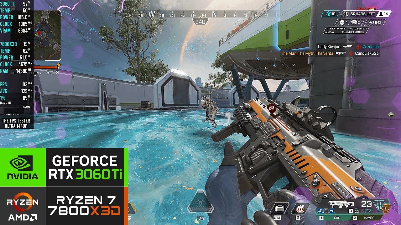 ゲーミングPC Ryzen7 RTX3060ti apex フォトナ FPS