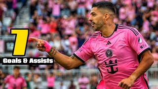 Luis Suarez Incredible Goals & Assists in Inter Miami 2024