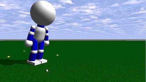 ODE(open dynamics engine) sample robot test