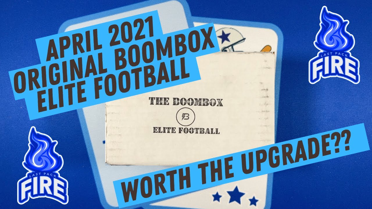 The Original Boombox:  April 2021 Elite Football