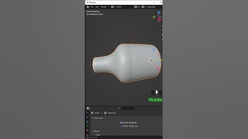 Make Earphone in Blender | Easy Modelling Under 1 min #shorts