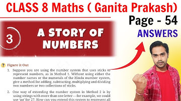 Class 8 Maths Ganita Prakash Chapter 3 | A Story of Numbers | Figure it Out Page 54 Answers