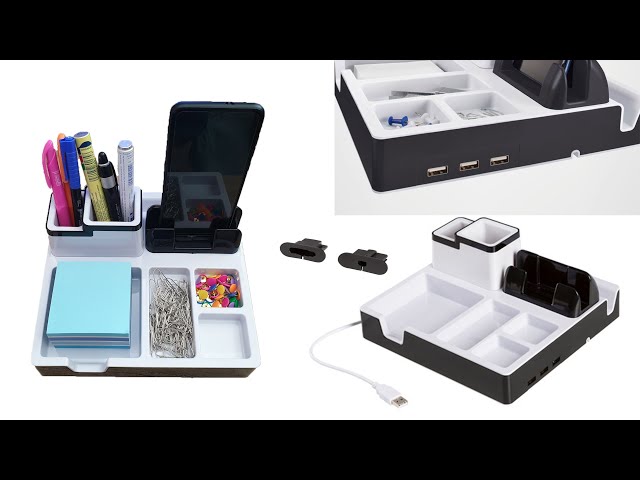 Desk USB Silvercrest Organiser Ports 3 SDO YouTube - With A1