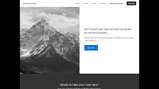 Add Header Right Widget & Full Width Menu In Genesis Sample Theme