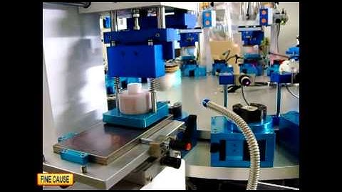 Index table pad printing machine with 6 color-FC-166BRC (formerly FC-606OP)_Fine Cause