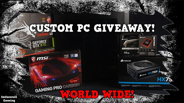 Custom Watercooled Gaming PC Build Giveaway World Wide - Corsair and MSI Liquidcooled PC Mod