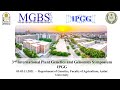 3rd IPGG - Genome Editing in wheat, Dr Hikmat Budak