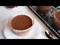 簡單易做 3種材料 巧克力牛奶布甸 (布丁) | No Gelatine Chocolate Milk Pudding Recipe