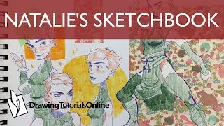 Natalie's Sketchbook  Character Design With Origami Paper