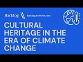 Protecting Archives from Disasters | Safeguarding Cultural Heritage in a Changing Climate