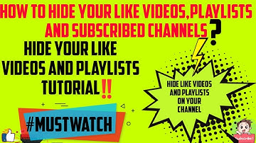 How to hide your channel