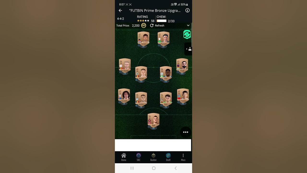 Prime Bronze Upgrade SBC Solution FIFA 23 YouTube