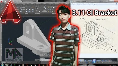 Tutorial AutoCAD - 3.11 CI Bracket