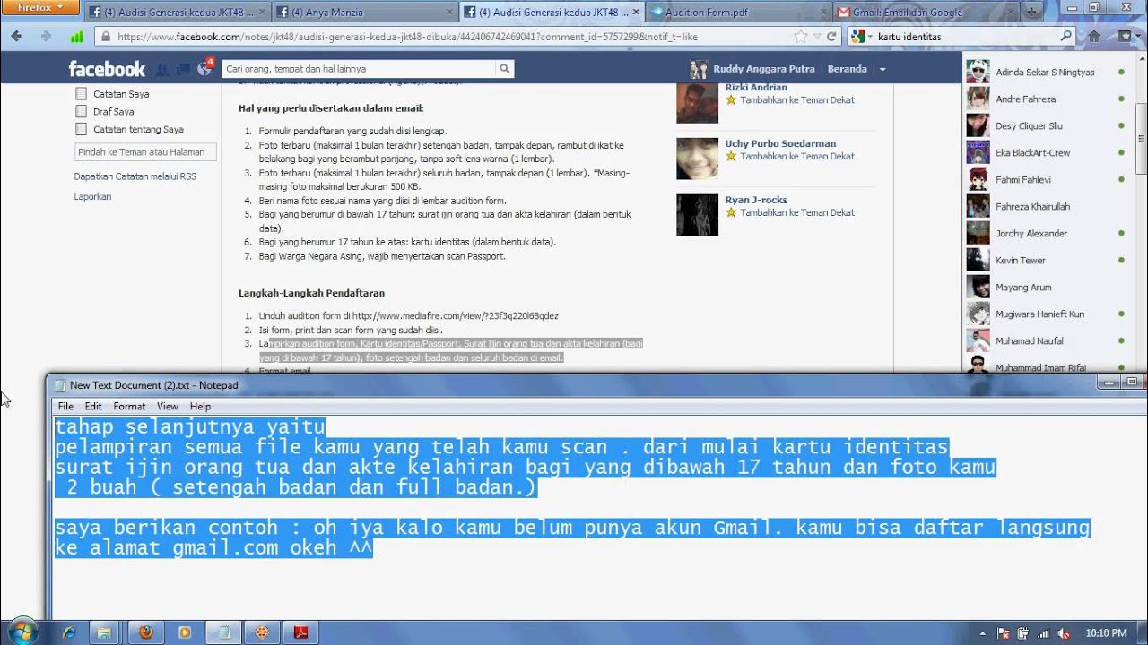 Tutorial Pendaftaran Gen2 JKT48