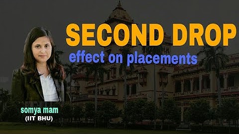 second drop for jee mains (effect on placements)