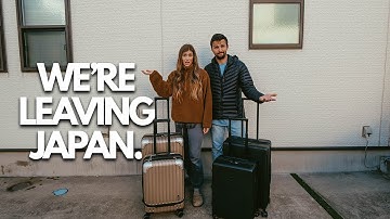 We are leaving Japan (here