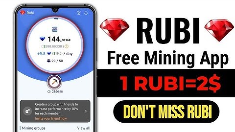 New Rubi Mining Online || Rubi Network Free Mining App || Free Crypto Mining rubi 2025