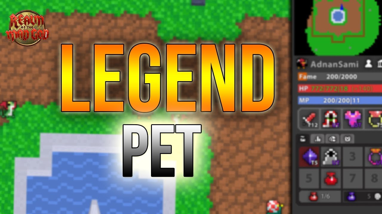 ROTMG Getting my legend pet !! YouTube
