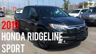 2019 Honda Ridgeline Sport Crystal Black Pearl | WHITBY OSHAWA HONDA