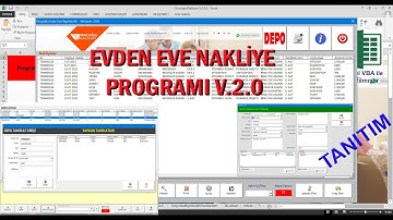 EVDEN EVE NAKLİYE PROGRAMI V.2.0 -Tanıtımı