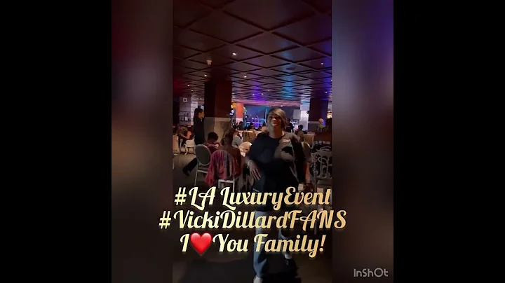 Vicki Dillard in LA for a celebrity fundraiser