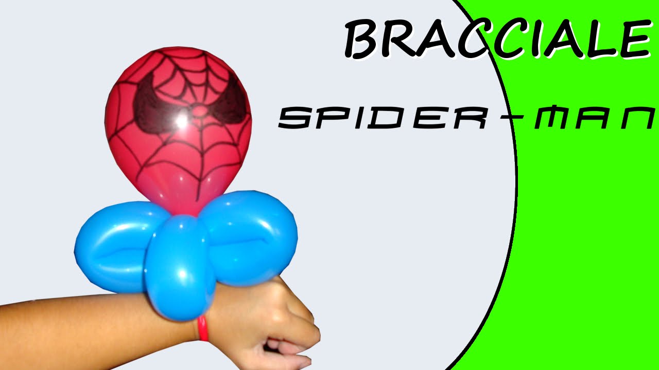 Palloncini modellabili - Braccialetto Spiderman - Spiderman 