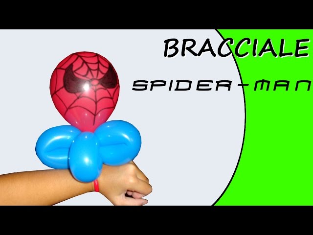 Palloncini modellabili - Braccialetto Spiderman - Spiderman 