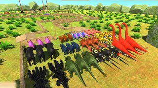 Colored Animals & Mutant Primates Championship | 🦖 Animal Revolt Battle Simulator 🦕 screenshot 4