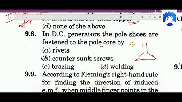 DC GENERATOR MCQ BY R.K RAJPUT BOOK PART-1( DEMO FOR PAID CLASS.)