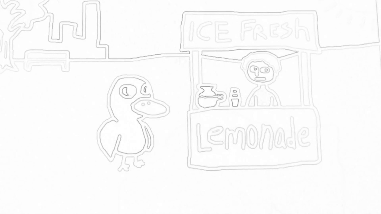 The duck song in black and white YouTube