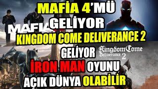 YENİ MAFİA OYUNU GELİYOR, İRON MAN OYUNU AÇIK DÜNYA OLABİLİR, VE FAZLASI !! (OYUN GÜNDEM HABER #16)