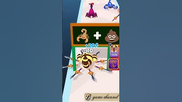 scorpion run evolve & clash 😉😉 gameplay // l game channel // android & ios 20385 #games #shorts