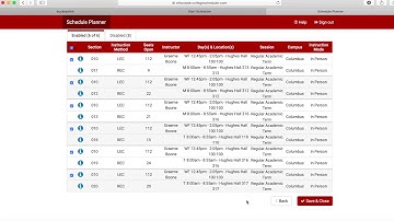 How to Use Schedule Planner