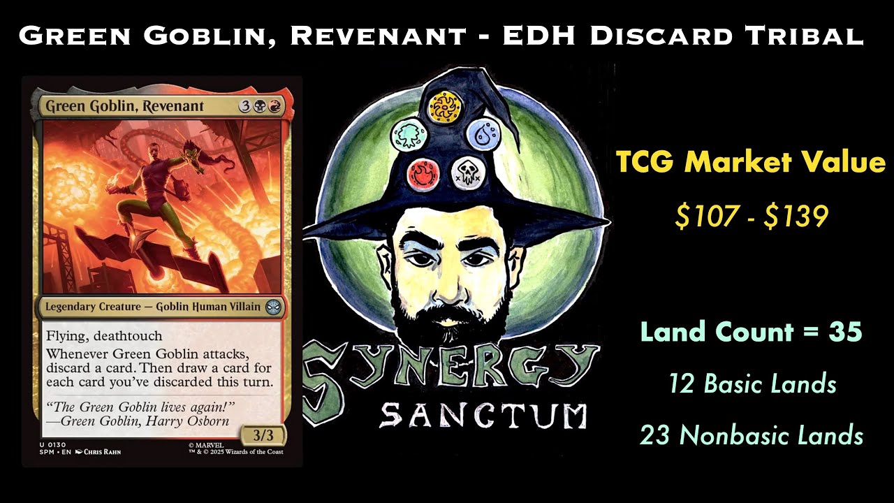 MTG x Spider-Man - Green Goblin, Revenant - EDH Discard Deck Tech