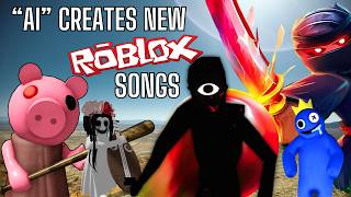 I Asked Ai To Create Songs Based On Roblox Games